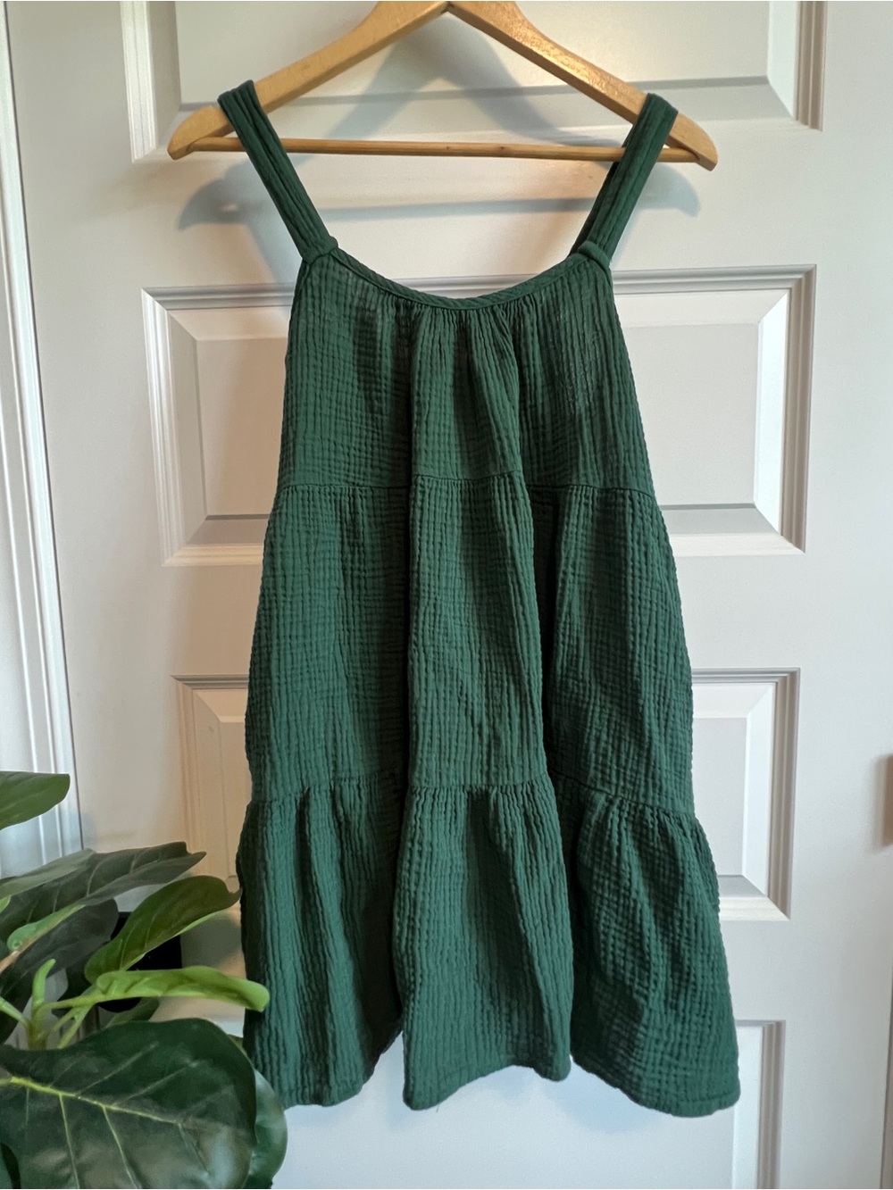 AEMI+CO Gauze Mini Dress Swim Cover Medium